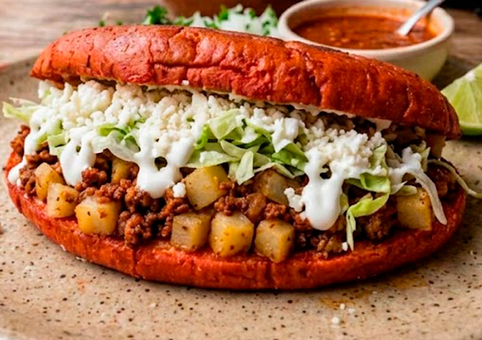 Marinated torta