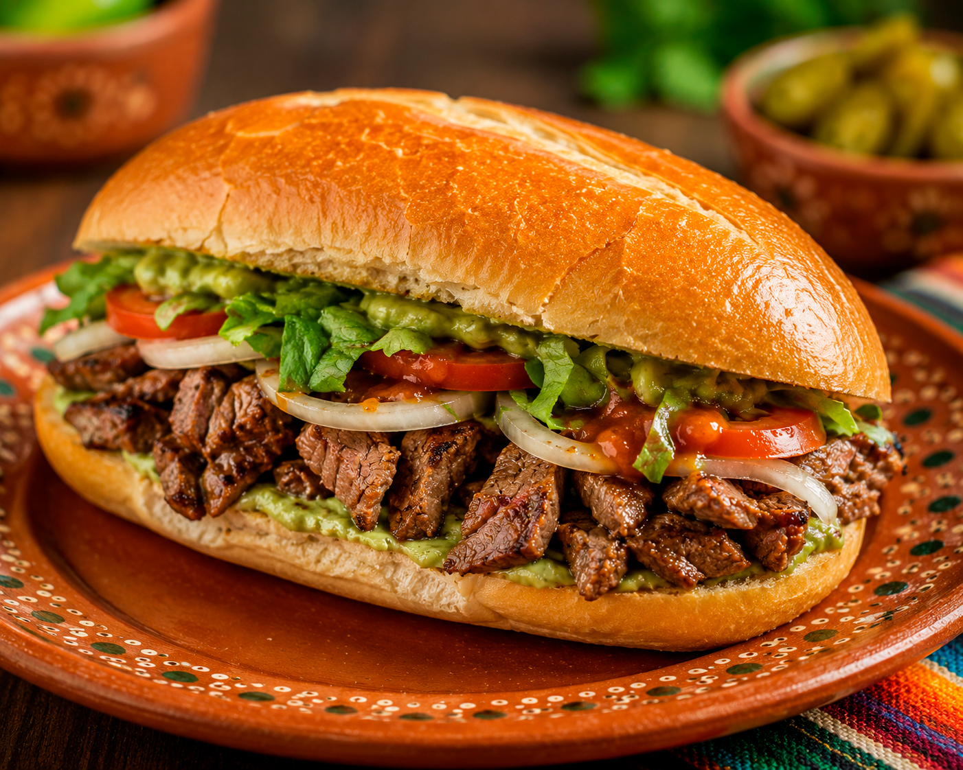 Saavedra Tacos torta sandwich